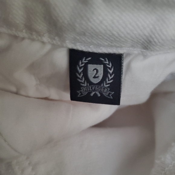 Tommy Hilfiger White Modern Crop Jeans - Picture 8 of 9